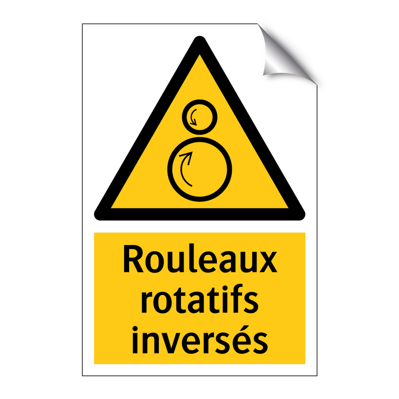 Rouleaux rotatifs inversés