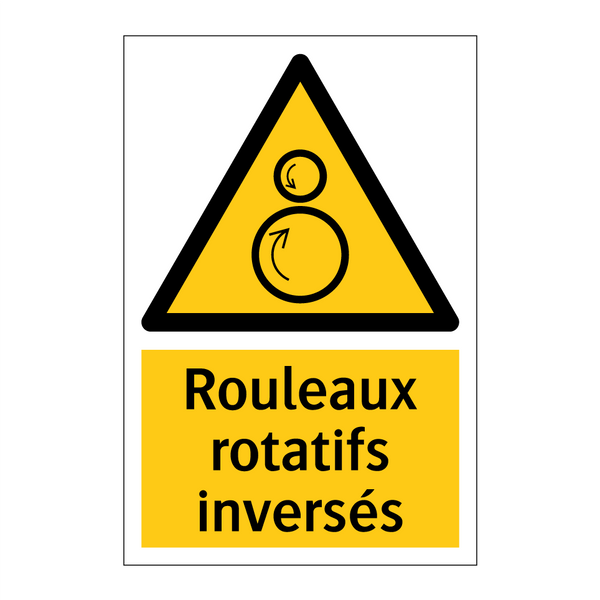 Rouleaux rotatifs inversés