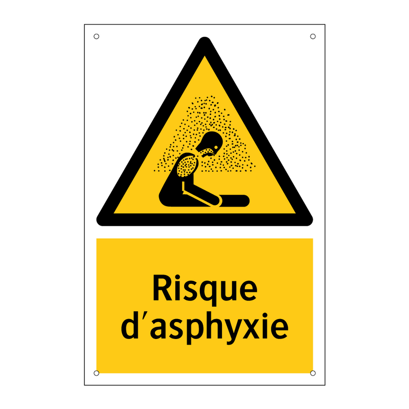 Risque d'asphyxie