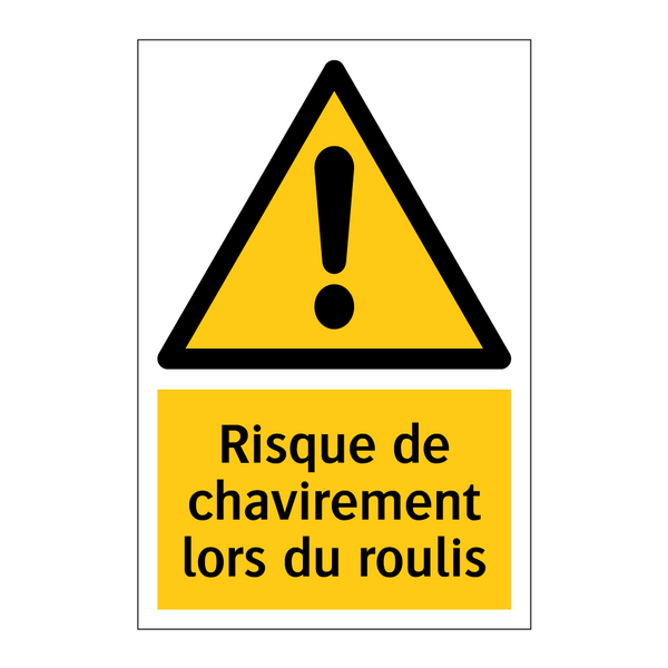 Risque de chavirement lors du roulis
