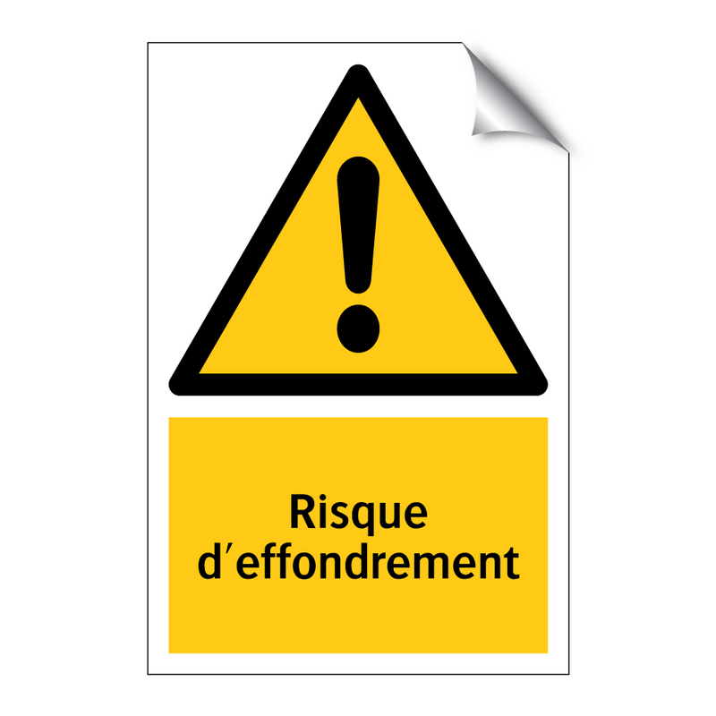 Risque d'effondrement