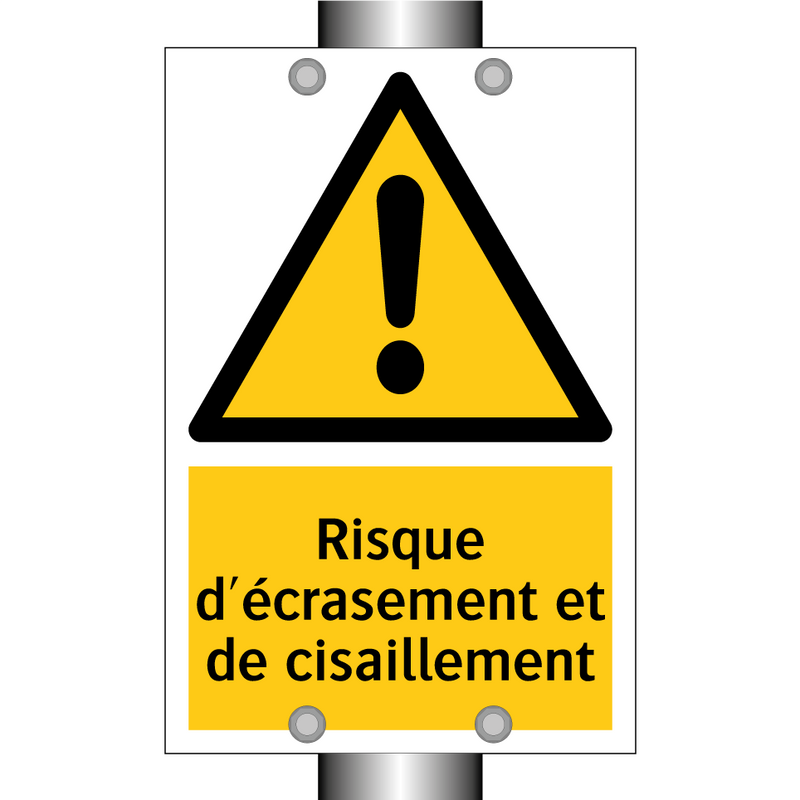 Risque d'écrasement et de cisaillement