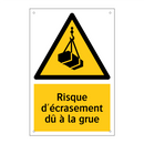 Risque d'écrasement dû à la grue
