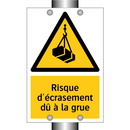 Risque d'écrasement dû à la grue