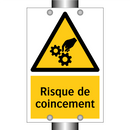 Risque de coincement