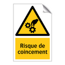 Risque de coincement