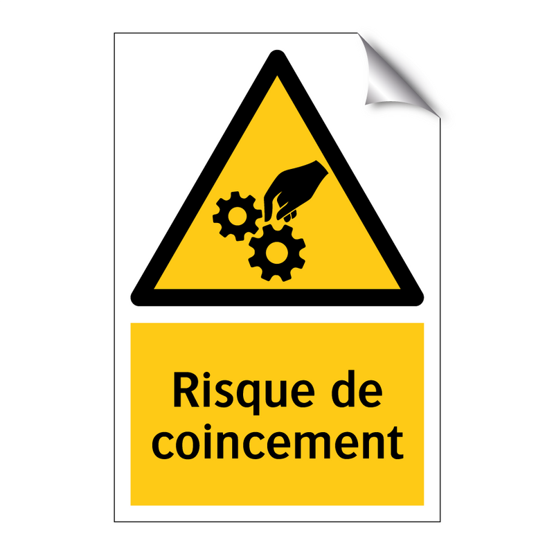 Risque de coincement