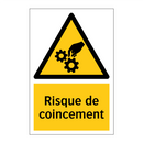 Risque de coincement