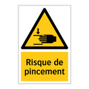 Risque de pincement