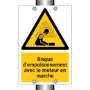 Risque d'empoisonnement avec le moteur en marche