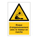 Risque d'empoisonnement avec le moteur en marche