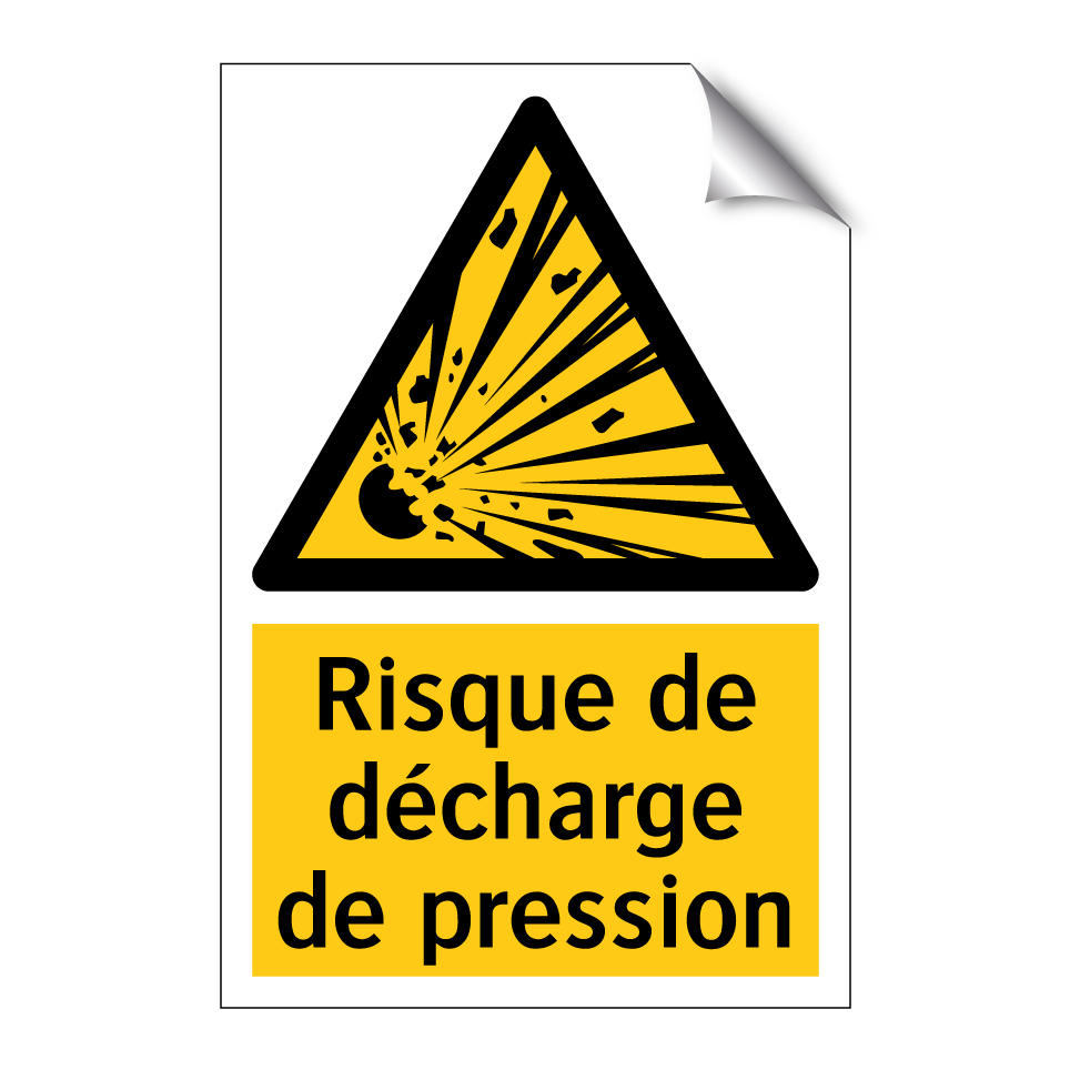 Risque de décharge de pression
