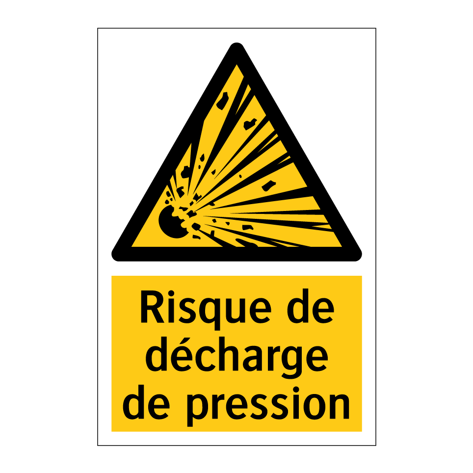 Risque de décharge de pression