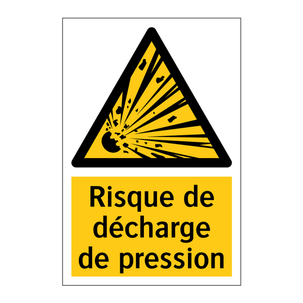 Risque de décharge de pression