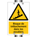 Risque de trébuchement dans les escaliers