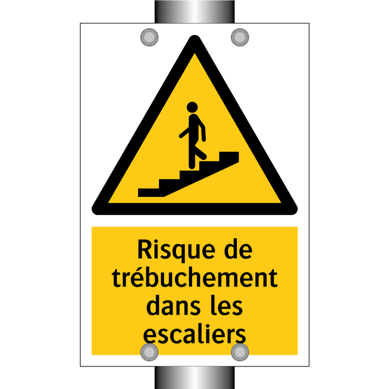 Risque de trébuchement dans les escaliers
