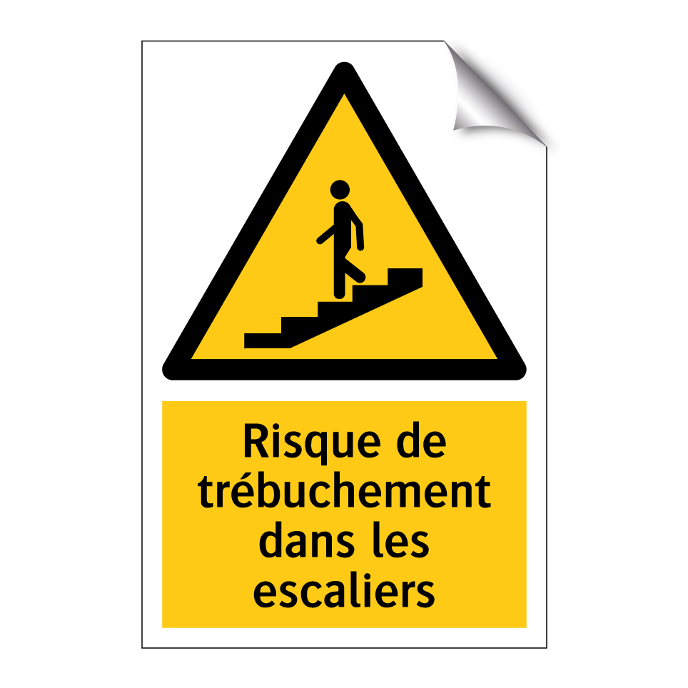 Risque de trébuchement dans les escaliers