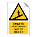 Risque de trébuchement dans les escaliers
