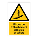 Risque de trébuchement dans les escaliers