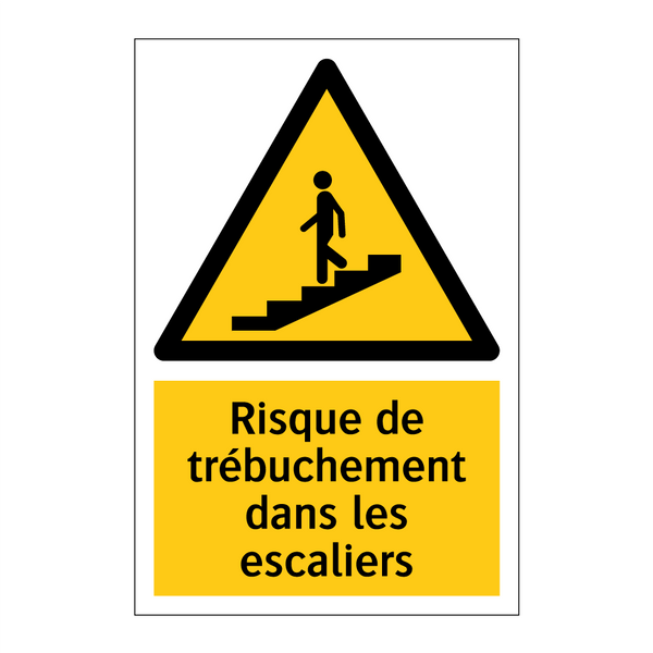 Risque de trébuchement dans les escaliers