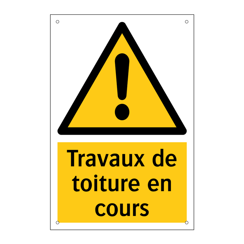 Travaux de toiture en cours
