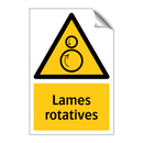 Lames rotatives