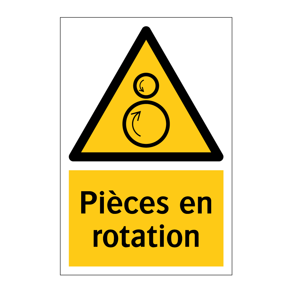 Pièces en rotation