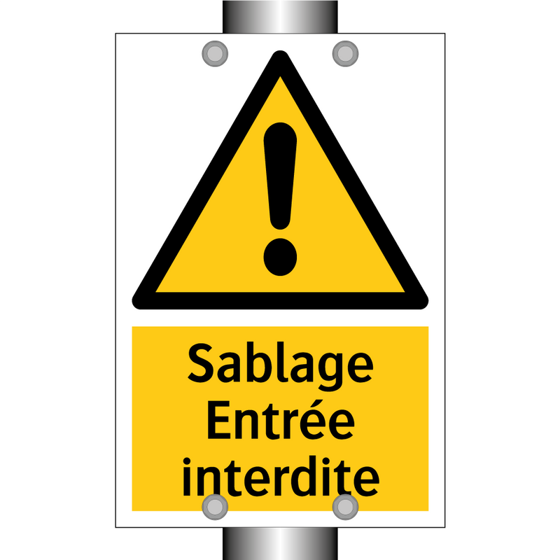 Sablage Entrée interdite