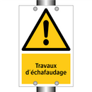 Travaux d'échafaudage