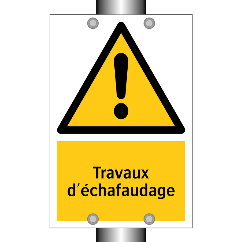 Travaux d'échafaudage