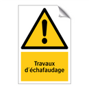Travaux d'échafaudage