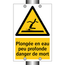 Plongée en eau peu profonde danger de mort