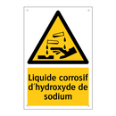 Liquide corrosif d'hydroxyde de sodium