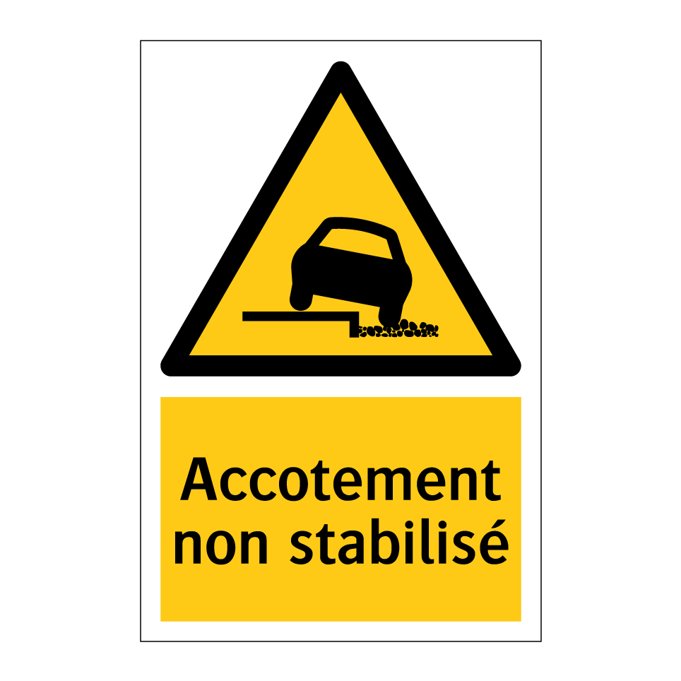 Accotement non stabilisé
