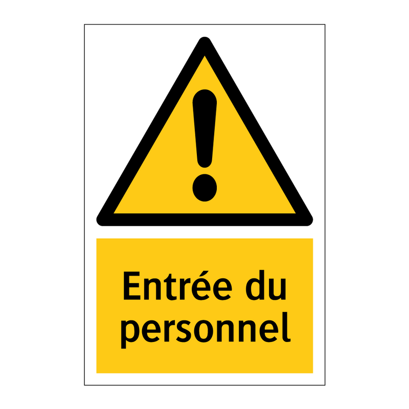 Entrée du personnel