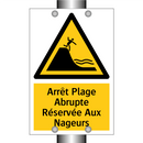 Arrêt Plage Abrupte Réservée Aux Nageurs