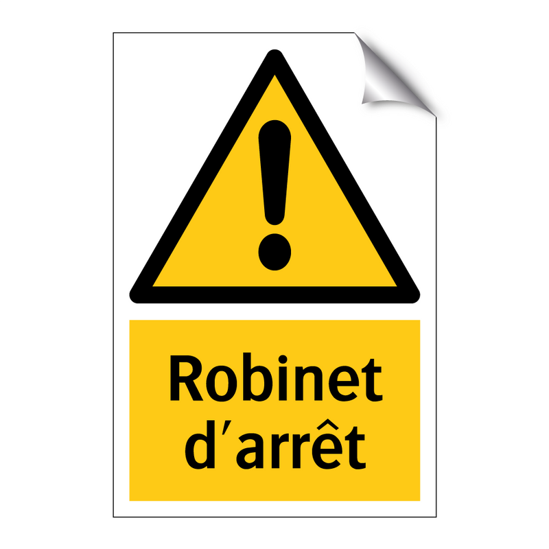 Robinet d'arrêt