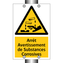Arrêt Avertissement de Substances Corrosives