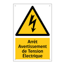 Arrêt Avertissement de Tension Électrique