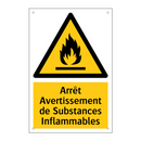 Arrêt Avertissement de Substances Inflammables