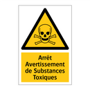 Arrêt Avertissement de Substances Toxiques