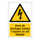 Zone de stockage Gardez l'espace au sol dégagé