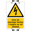 Zone de stockage Gardez l'espace au sol dégagé