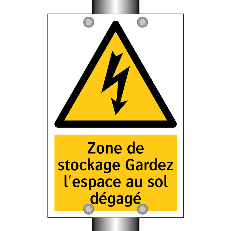 Zone de stockage Gardez l'espace au sol dégagé