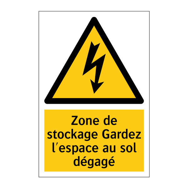 Zone de stockage Gardez l'espace au sol dégagé