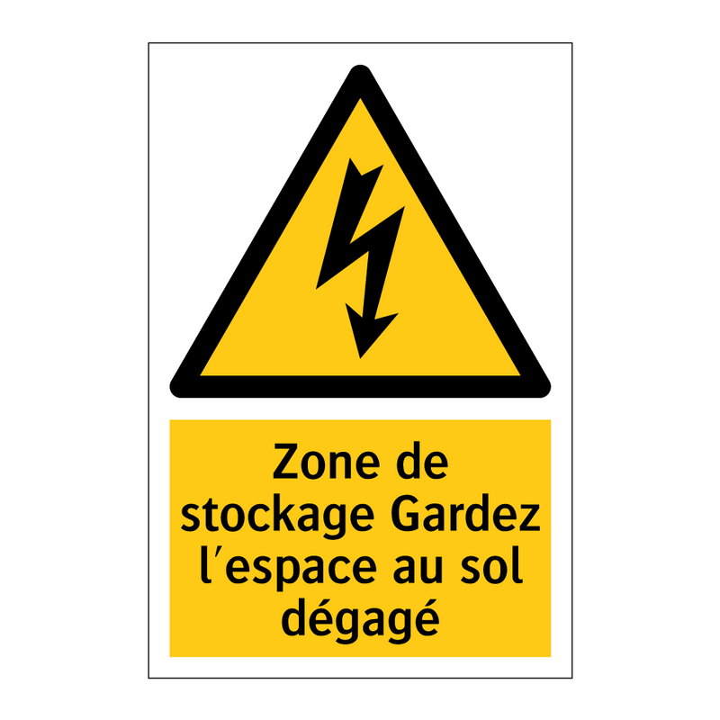 Zone de stockage Gardez l'espace au sol dégagé