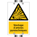 Stockage d'articles pyrotechniques