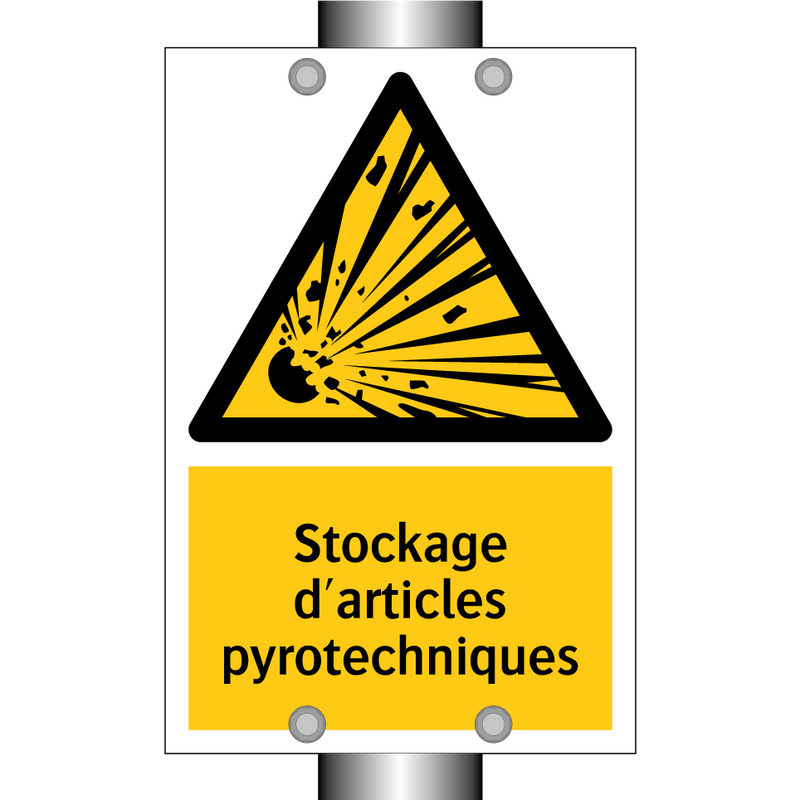 Stockage d'articles pyrotechniques