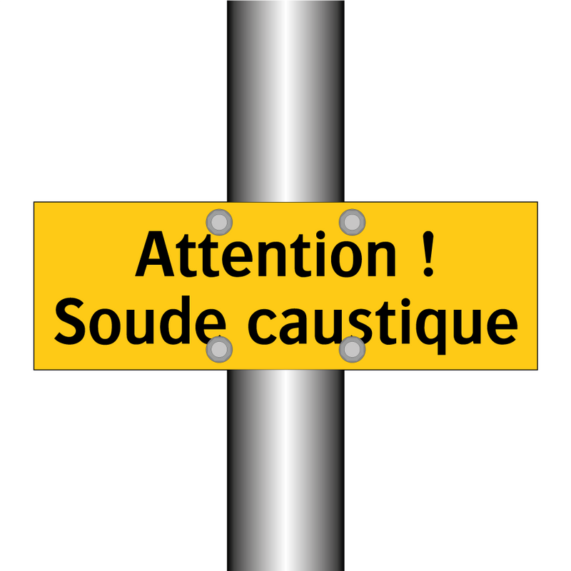Attention ! Soude caustique