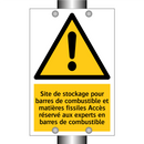 Site de stockage pour barres de combustible et matières fissiles Accès réservé aux experts en barres de combustible